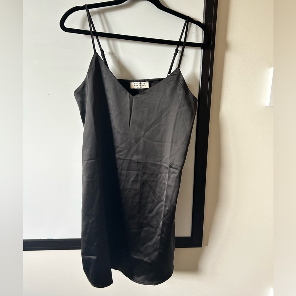 NWOT BTL Size S/M Satin Slip Dress